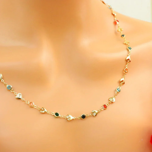 "New Beautiful Design Necklace Chain for Women/Girls, Gift, N572 - Picture 2 of 10